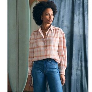 Faherty Olli Check Shirt in Aroma Plaid